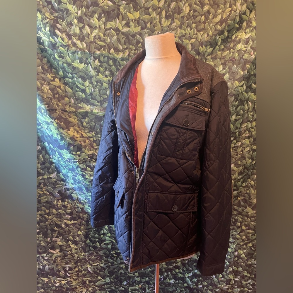 Men's Quilted Vince Camuto Jacket - Navy - Picture 2 of 5